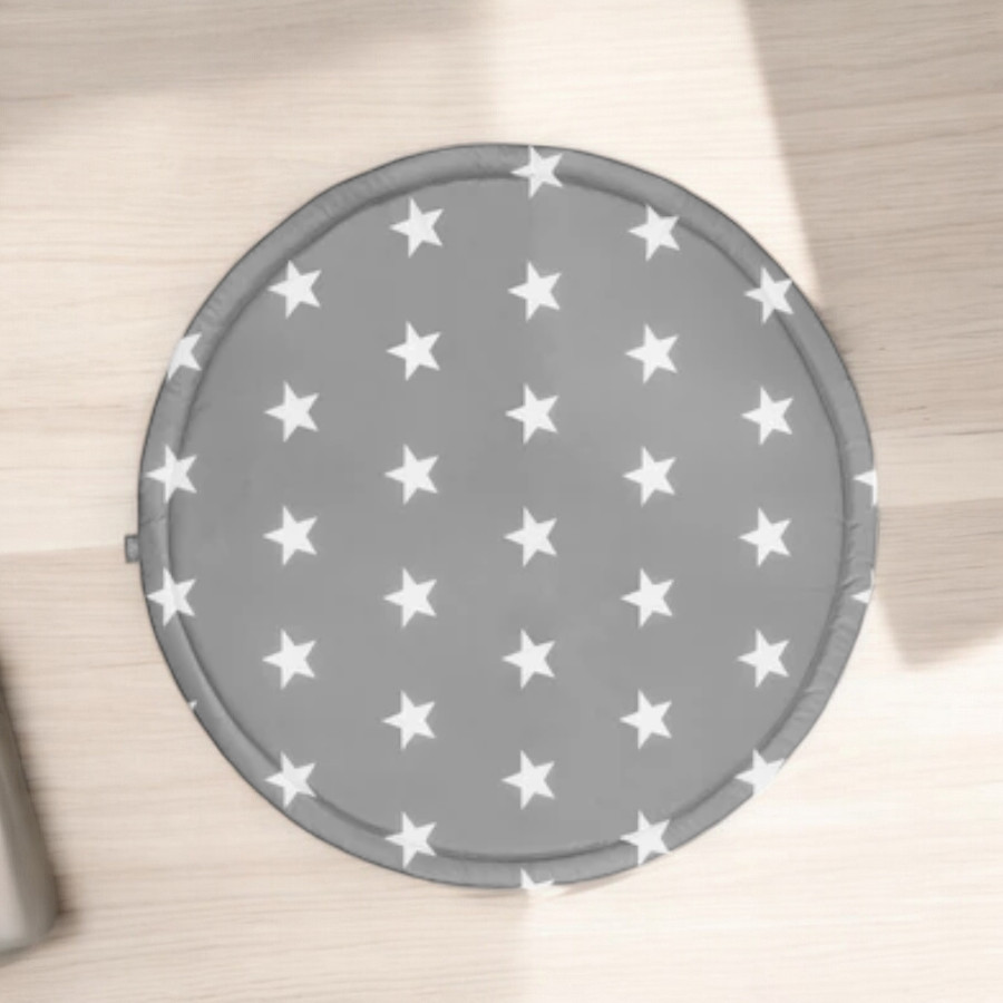 Laufgittereinlage Rund ø 92cm Little Star Dark Grey